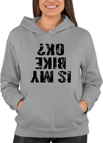 Vista 2 de Go All Out Is My Bike OK Okay Sudadera con capucha para hombre y mujer