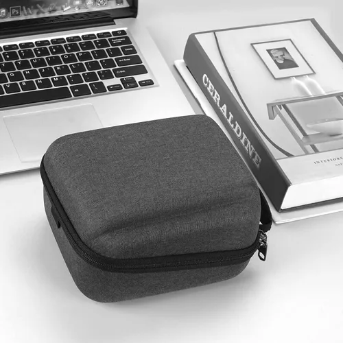 Vista 6 de Geekria for Creators - Funda de micrófono compatible con Razer Seiren X, funda de transporte para micrófono Seiren Emote, bolsa protectora de viaje