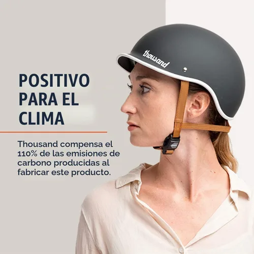 Vista 3 de Thousand - Casco de bicicleta antirrobo para adultos Negro carbón
