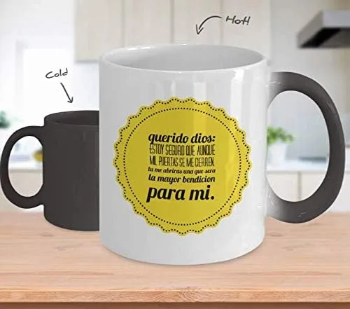 Vista 2 de Regalo para hermana Taza de cafe para amiga Perfecto regalo para graduados, profesionales y estudiantes Vaso con afirmaciones positivas
