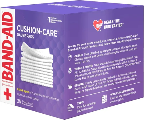 Vista 6 de Band-Aid Almohadillas grandes de gasa, 381371161249, 3, 3