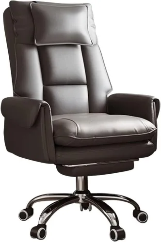 Vista 8 de High Back Computer Gaming Chair with Footrest Lumbar Backrest Design Executive Swivel Office Desk Chairs for Conference Room Living Bedroom