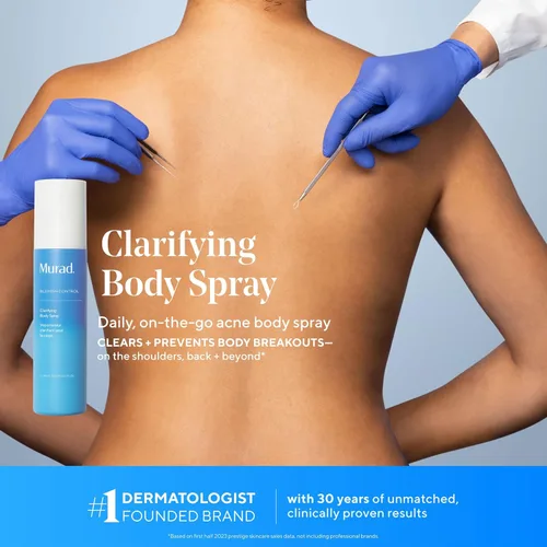 Vista 11 de Murad Spray corporal clarificante - Tratamiento con ácido salicílico para eliminar el acné corporal Acne body spray with Salicylic Acid & Glycolic