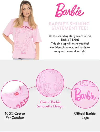 Vista 7 de Barbie Camiseta de algodón para mujer Ropa de verano para mujer Producto