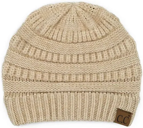 Vista 326 de C.C Trendy Warm Chunky Soft Stretch Cable Knit Beanie