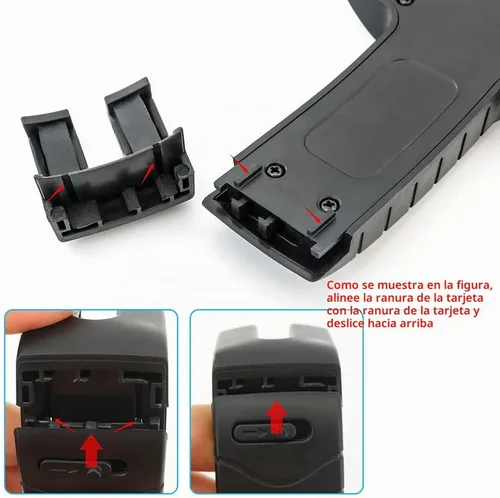 Vista 6 de Micrófono y PTT para Auriculares con Cancelación de Ruido Walkerrazor Airsoft (Negro)