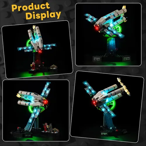 Vista 5 de Kyglaring LED Light Kit Compatible with Lego Project Hail Mary 11389 Building Blocks Building Set - Upgraded Remote Control & Multi-Mode Dimming