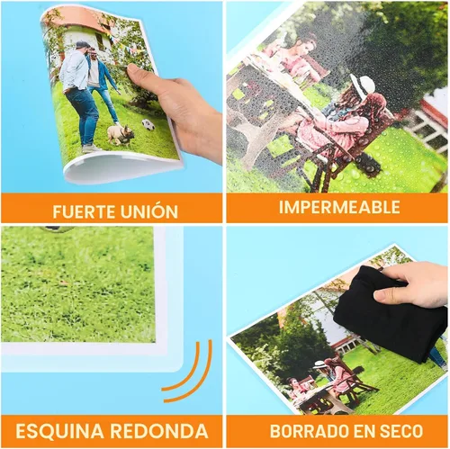 Vista 3 de CAREGY Bolsas de laminación térmica, paquete de 300 hojas de laminación, 3 mil, 9 x 11.5 pulgadas, papel de laminación para laminador, transparente