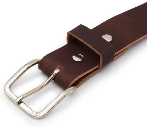 Vista 6 de Cinturón de cuero Journeyman Fabricado en Estados Unidos Cinturón de cuero para hombre