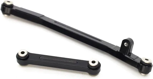 Vista 5 de Treal SCX24 Enlaces de dirección Aluminio 7075 Juego de varillaje de dirección para SCX24 Axial Escala 1/24 Actualizaciones (negro)