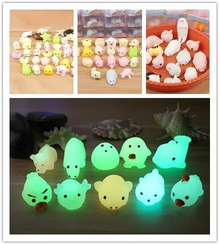 Vista 7 de 1 juguete Mochi luminoso Mochi iluminado Mini Mochi lindo juguete Kawaii para aliviar la ansiedad, artículos de alivio de la ansiedad para adultos