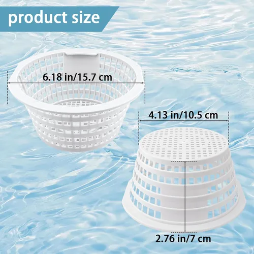 Vista 3 de Cesta de skimmer para Swimline Hydrotools 8928 Olympic ACM88 (paquete de 2)