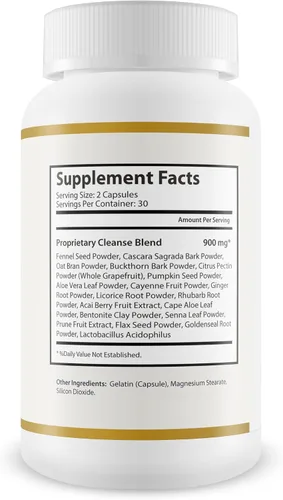 Vista 2 de Cleanse & Colon / Kin Max - Nuestra mejor limpieza de colon - Desintoxicación de limpieza de colon con probióticos - Nuestra mejor limpieza de colon