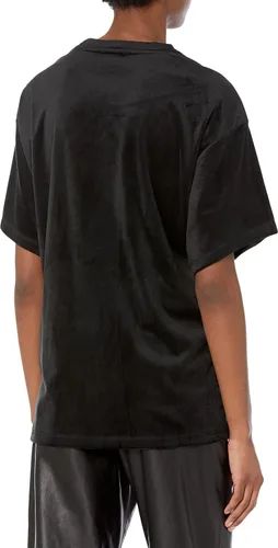 Vista 4 de DKNY Women's Sport Boxy Velour Short Sleeve Pullover
