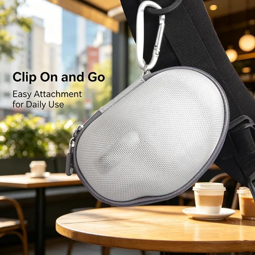 Vista 2 de Hermitshell Estuche rígido de viaje para Logitech Signature Comfort Plus M850 L ratón inalámbrico Bluetooth Gris