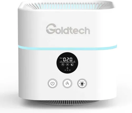 Vista 8 de Purificador de aire y humidificador combinado para dormitorio de hasta 200 pies cuadrados, purificadores de aire de escritorio H13 con filtro HEPA
