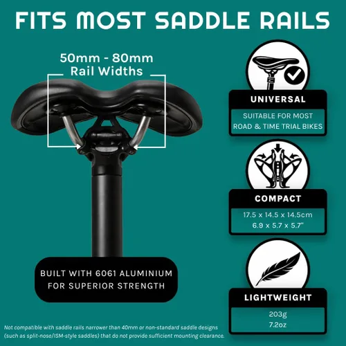 Vista 4 de VeloChampion Soporte universal para botella de agua para bicicleta y 2