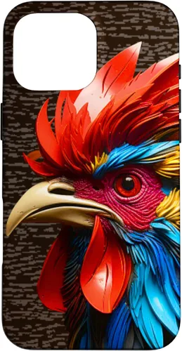 Vista 19 de Funda para teléfono iPhone XR Gallo Gallo de granja Animal Art Rooster