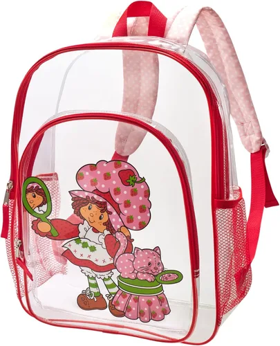 Vista 9 de Fast Forward Lilo & Stitch Kids Clear School Backpack, 16 Inch Lilo & Stitch Azul