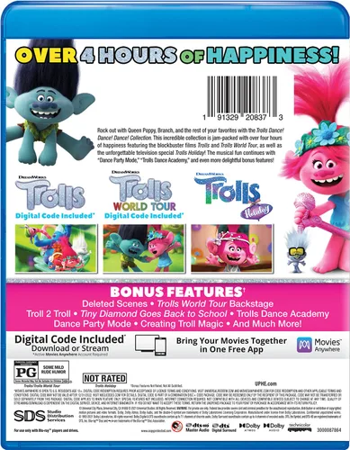 Vista 2 de Trolls Dance! Dance! Dance! Collection - Blu-ray + Digital
