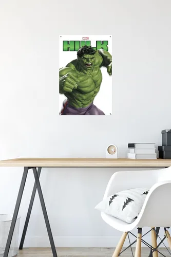 Vista 6 de Trends International Marvel Comics - Póster de pared de la serie de características de Hulk, 14.72 x 22.37 pulgadas, paquete de póster premium
