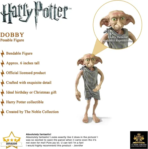 Vista 3 de The Noble Collection Dobby Flexible/Posicionable