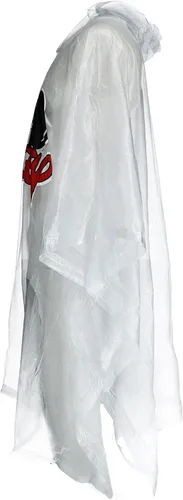 Vista 5 de Disney Poncho de lluvia con orejas de Mickey Mouse para niños, Claro