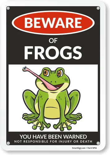 Vista 9 de SmartSign Funny Beware Of Bearded Dragons - Letrero de advertencia de 10 x 7 pulgadas, aluminio laminado sin óxido de 40 mil, letreros de metal
