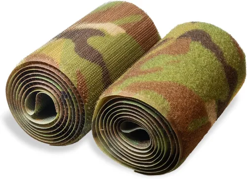 Vista 42 de Cierre de Gancho y Bucle de 1 Pulgada Beige - Cinta de Gancho y Bucle de Nylon No Adhesiva - Longitud de 1 Yarda - Para Tela, Bolsas