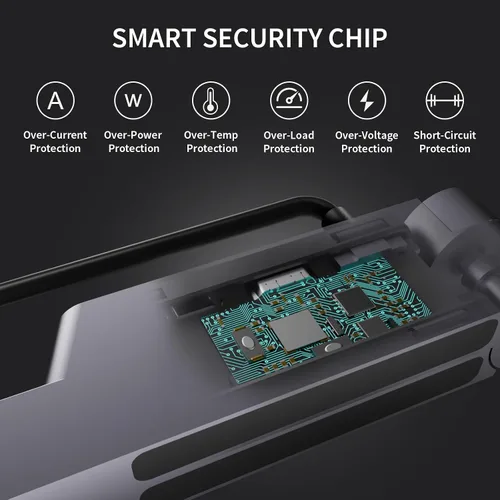 Vista 4 de Electight Estación de acoplamiento de TV para Nintendo SwitchSwitch OLED, base de interruptor de aluminio mejorada, salida HDMI 4K, base de carga