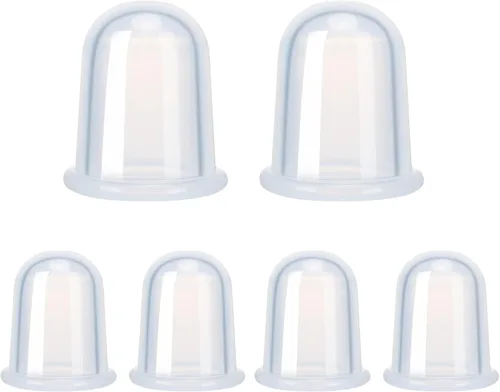 Vista 8 de Juego de terapia de ventosas de silicona, kit de ventosas para terapia de masaje, juego de ventosas para eliminar la celulitis, masajeador de copa