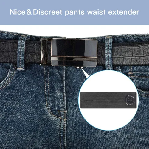 Vista 3 de Taoqiao Extensores de cintura, extensor de botón premium para pantalones, extensor de pantalones para maternidad, extensor de botones ajustables