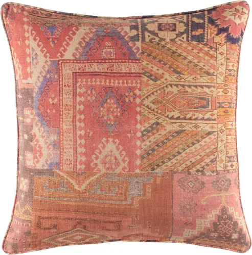 Vista 5 de Pine Cone Hill Anatolia Linen - Funda de edredón de lino naranja con gráfico, estándar