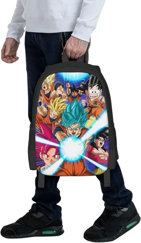 Vista 7 de PINTUCLOO Mochila de anime japonés, mochila casual, mochila casual impresa en 3D, mochila simple de gran capacidad, Color 2, Mochilas de viaje