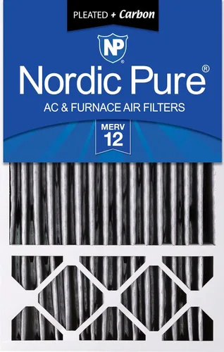 Vista 36 de Nordic Pure 16x25x5 (15_3/4 x 24_3/4 x 4_3/8) Honeywell/Lennox Filtro de aire de reemplazo MERV 8 1 unidad