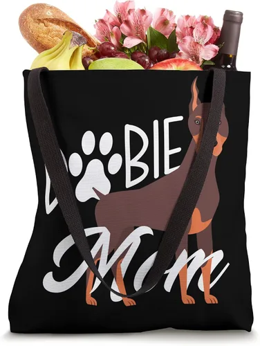 Vista 4 de Dobie Mom Doberman Pinscher Mother Bolso de mano