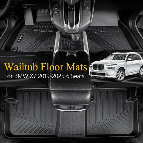Vista 240 de Tapetes de piso para todo clima y forro de carga con respaldo para Chevrolet Suburban de 7 asientos 2021-2025 / GMC Yukon XL de 7 asientos