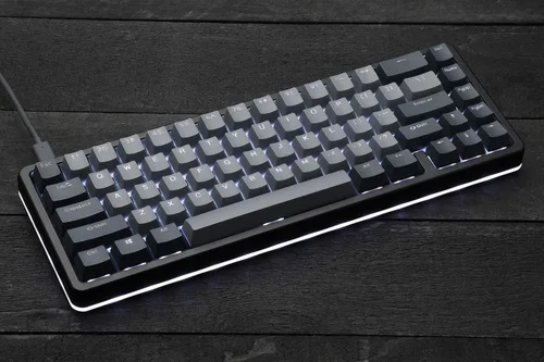 Vista 8 de Drop - Teclado mecánico de alto perfil ALT Teclado para juegos de 65% (67 teclas), interruptores hot-swap, macros programables, retroiluminación