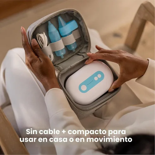 Vista 7 de Frida Baby Aspirador nasal eléctrico NoseFrida Pro para bebé, succión de grado hospitalario, succión de nariz para bebés y niños pequeños, aspirador
