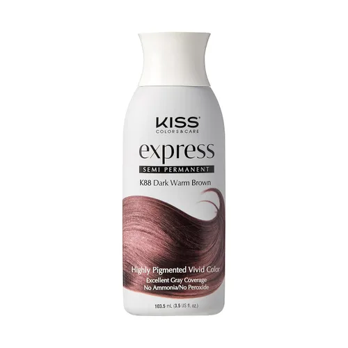 Vista 23 de Kiss Express Color de cabello semipermanente – Tinte vívido y altamente pigmentado para cabello vibrante, fórmula suave, cobertura de canas, pH