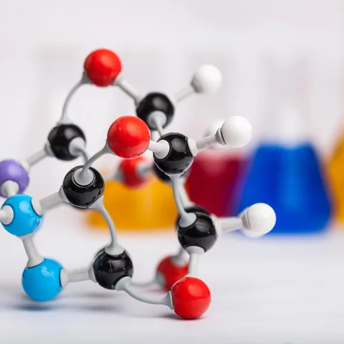 Vista 6 de Kit de modelo molecular de química, con C60, átomos, enlaces, kit de construcción de estructuras moleculares para aprendizaje de química, kits