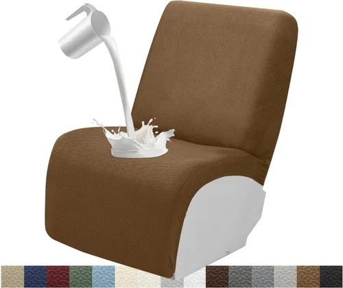 Vista 71 de Fundas impermeables de sofá reclinable modular para sofás reclinables, lavable en forma de L, para perros, fundas elásticas para sofá reclinable