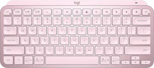 Vista 14 de Logitech MX Keys Mini - Teclado minimalista, iluminado, inalámbrico, compacto, con Bluetooth, retroiluminación, USB-C, compatible con Apple macOS