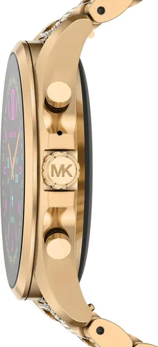 Vista 2 de Michael Kors - Reloj inteligente con pantalla táctil Gen 6 con altavoz, frecuencia cardíaca, oxígeno en la sangre, GPS, pagos sin contacto