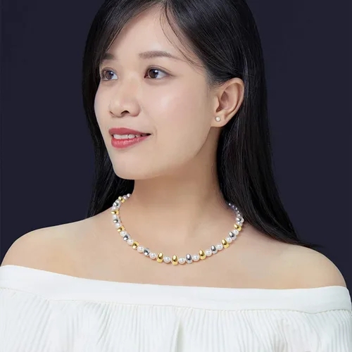 Vista 6 de Aylifu 60pcs Rondelle Large Hole Spacer Beads Tibetan European Spacer Loose Hole Metal Beads for Necklace Bracelet Jewelry Making