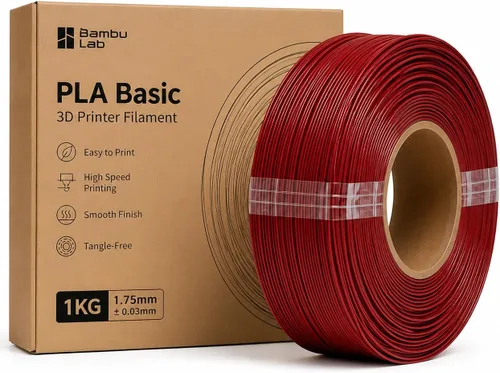 Vista 13 de Bambu Lab Filamento de ácido poliláctico mate para impresora 3D de 0.069 Bambú Verde (10501)