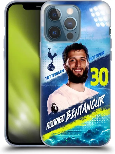 Vista 32 de Head Case Designs Officially Licensed Tottenham Hotspur F.C. Cristian Romero 2023/24 First Team Gel Case [Military Grade] Compatible with Apple
