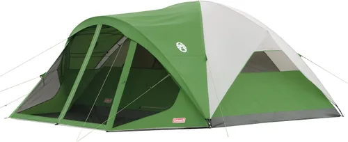 Vista 12 de Coleman Evanston Tent with Screen Room Weatherproof Tent Sets Up in 15 Mins Included Rainfly & Carry Bag Made of PFAS-Free