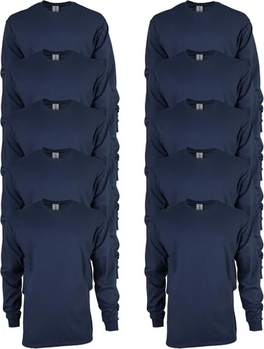 Vista 7 de Gildan - Camiseta de manga larga de algodón ultra estilo G2400 para adultos, paquete múltiple