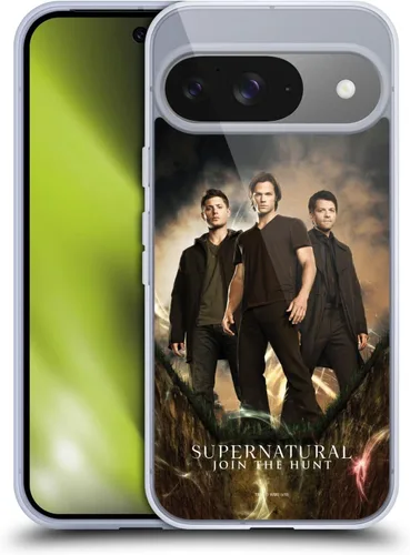 Vista 91 de Head Case Designs Supernatural Sam, Dean & Castiel Key Art - Funda de gel con licencia oficial [protección de grado militar] compatible con Google